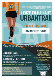 Urban Trail de Neuze en Hainaut (Belgique) @ Leuze en Hainaut